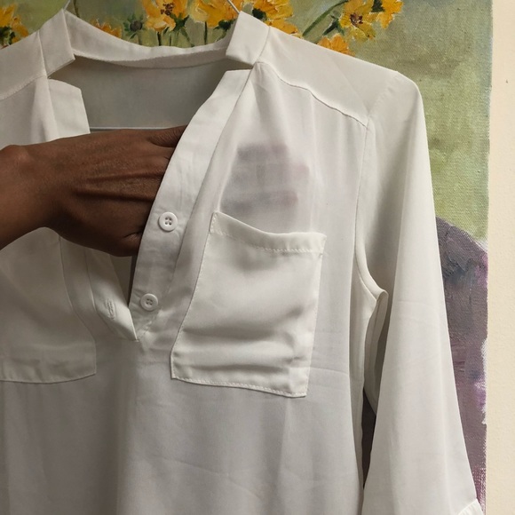 shirt white , wore twice times ,good condition - Picture 4 of 4